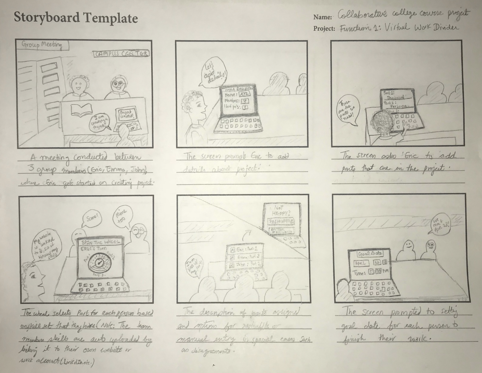 Storyboard 1 - Work Divider