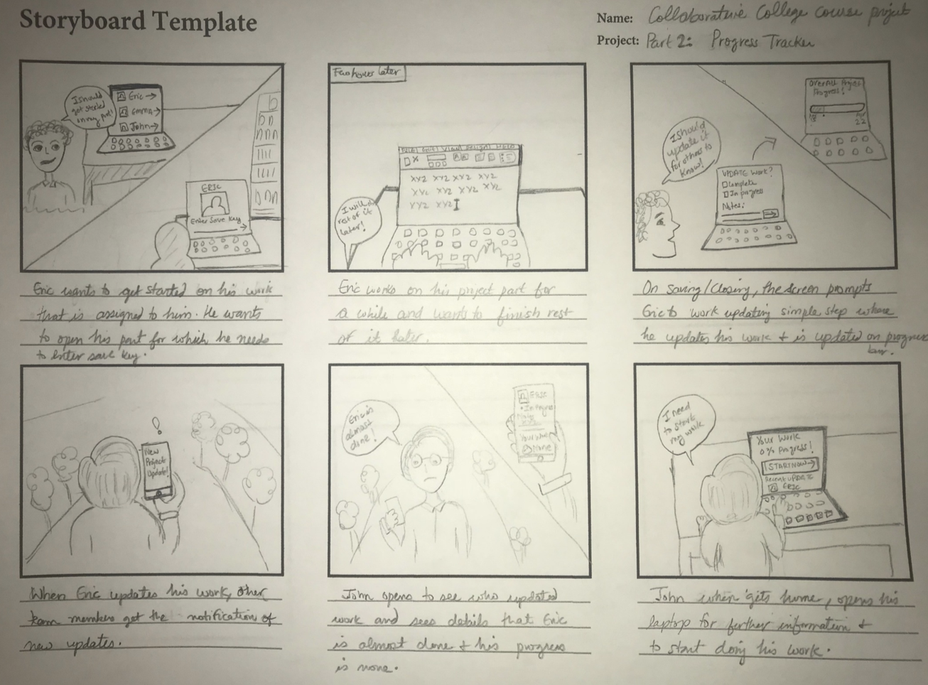 Storyboard 2 - Progress Tracker